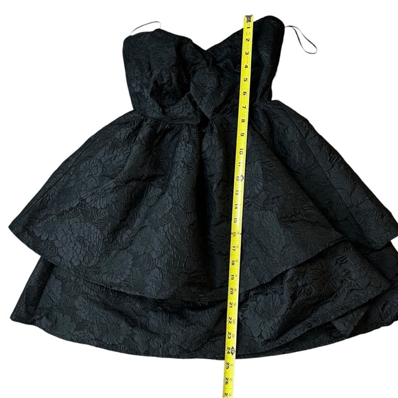 NWT Women's Altar'd State Black Floral Strapless Dress Extra Small - Picture 3 of 8